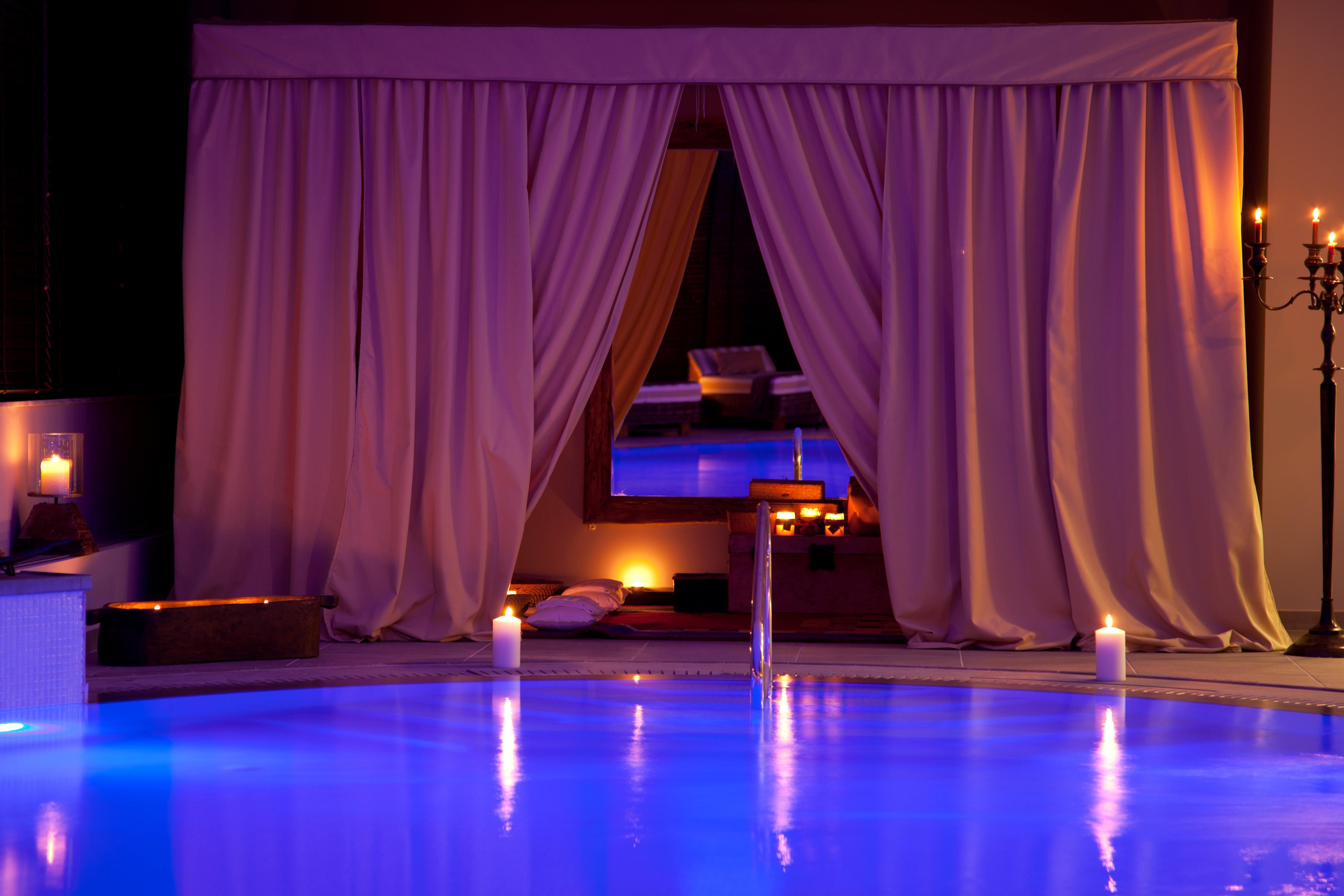호텔 뒤 락 콩그레스 센터&스파 이오아니아 외부 사진 The spa at the hotel